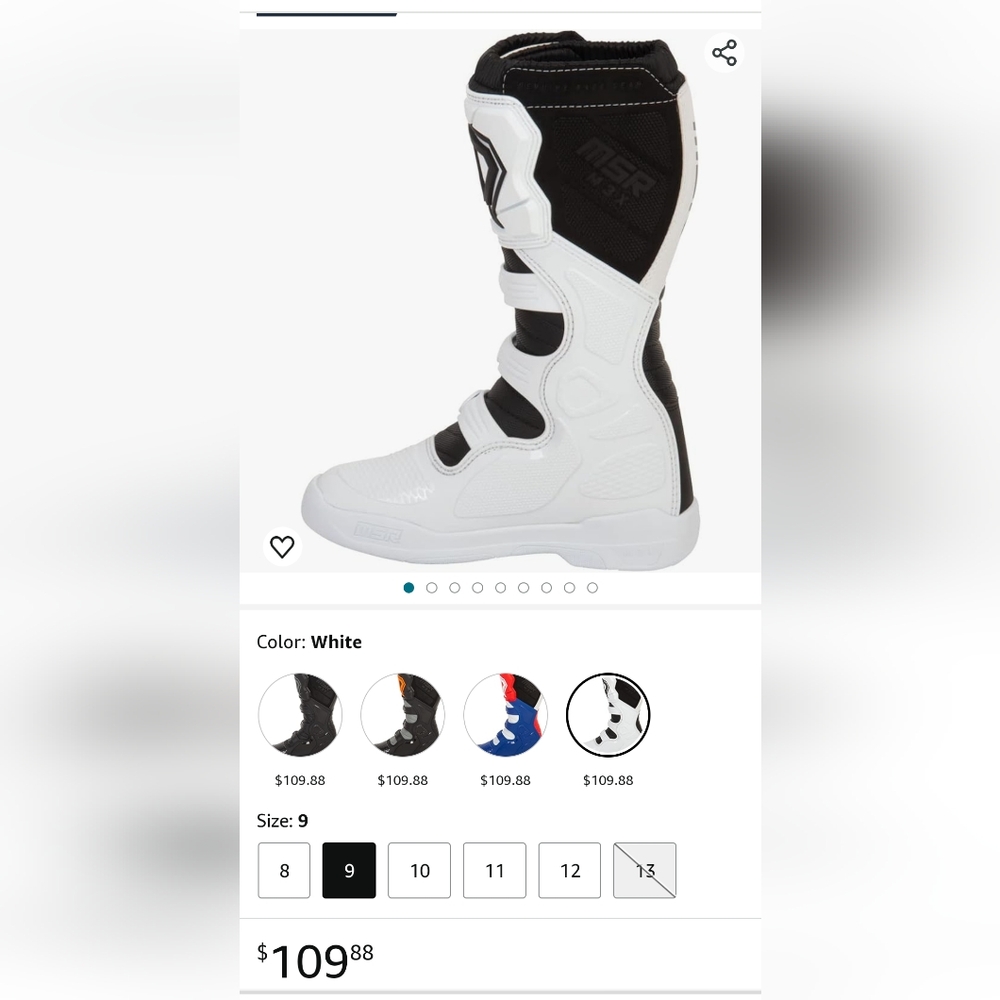 NWT dirt bike/motocross boots